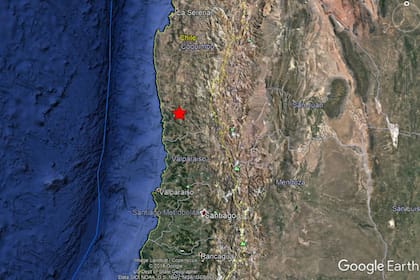 El epicentro del movimiento fue a 200 kilómetros al norte de la capital chilena