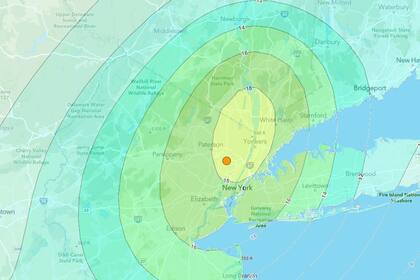 El epicentro del sismo se registró en Nueva Jersey