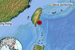 Un terremoto de magnitud 5,5 sacudió las costas de Taiwán