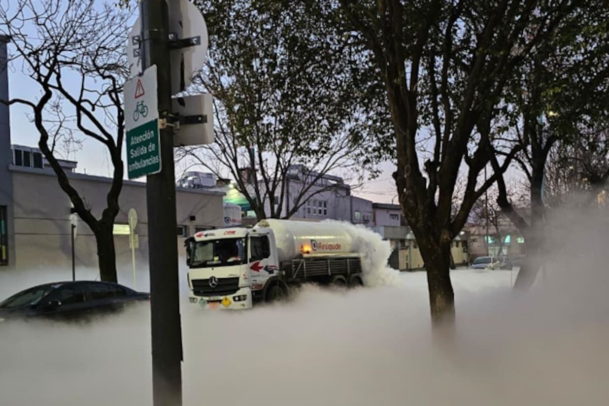 El episodio derivó en un paisaje bastante inusual