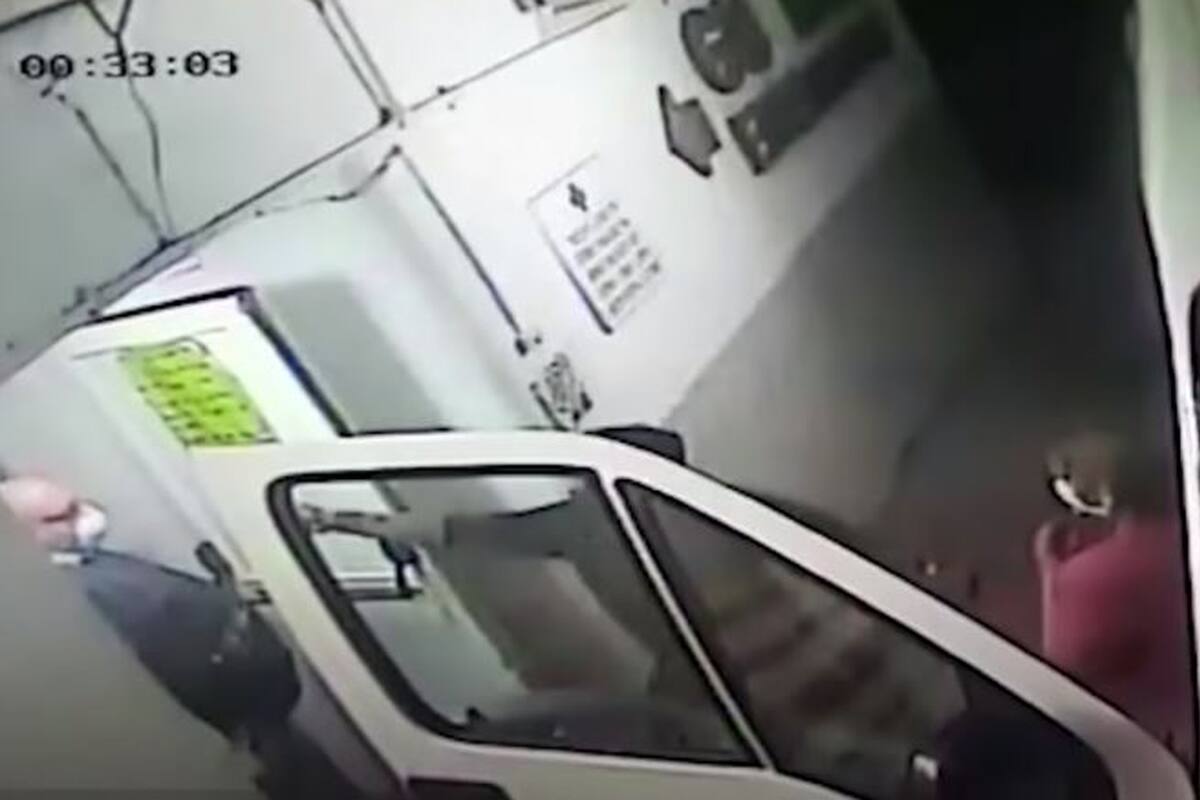 El episodio quedó filmado por cámaras de seguridad