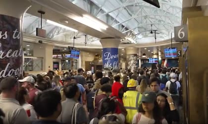 El episodio tuvo lugar en la estación Penn