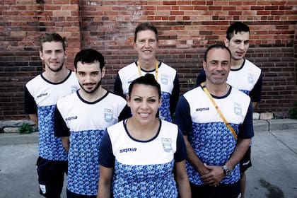 El equipo argentino de karate, en Toronto 2015