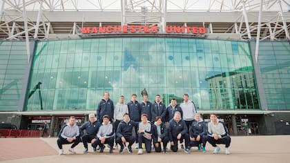 El equipo argentino pasó por el estadio de Manchester United