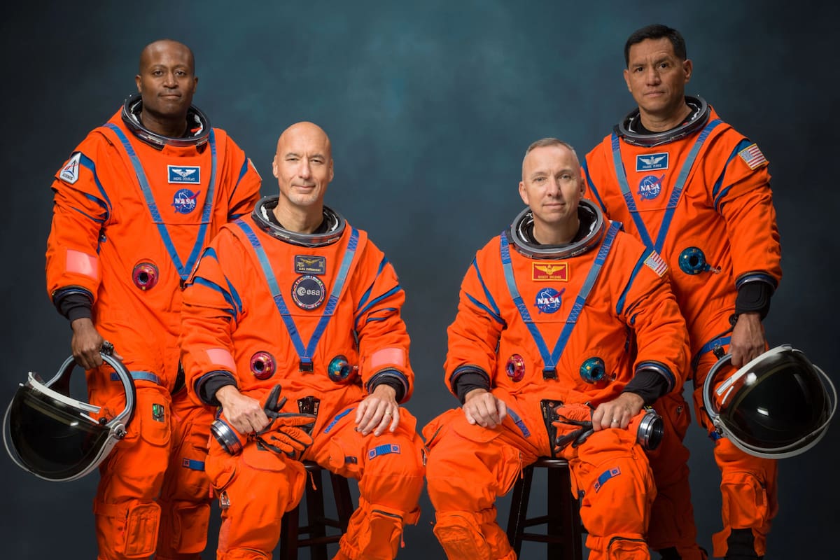 El equipo de Artemis III está integrado por Frank Rubio, Andre Douglas, Randy Bresnik y Luca Parmitano