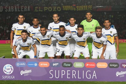 El equipo de Boca que goleó a Colón en Santa Fe; con Alfaro sólo eran titulares tres de los once: Andrada, Izquierdoz y Salvio