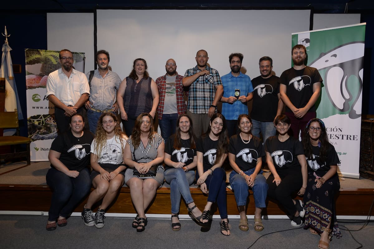 El equipo de Fundación Vida Silvestre, que participó del desarrollo de la plataforma.