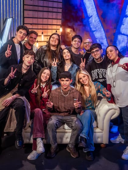 El equipo de Lali Espósito en La Voz Argentina (Foto: Instagram @lali)