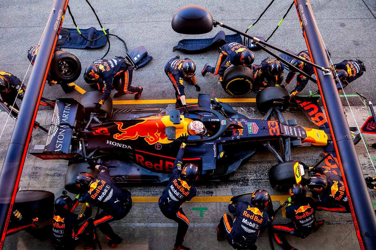El equipo de mecánicos de Red Bull, consiguió un record histórico