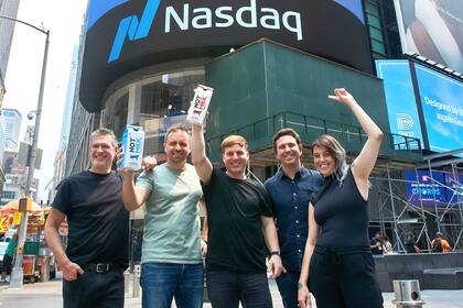 El equipo de NotCo, en Wall Street.