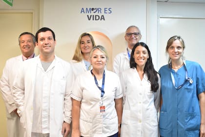 El equipo de terapia intensiva del sanatorio Mater Dei