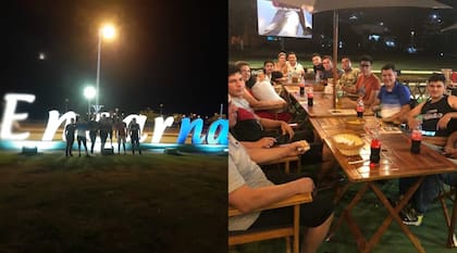 El equipo disfrutó de cenas y paseos en Encarnación, Paraguay