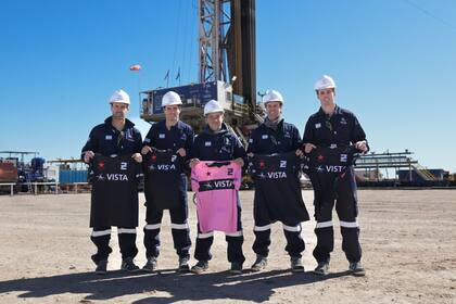 El equipo Ellerstina Chapaleufú realizaron una visita especial a Vaca Muerta