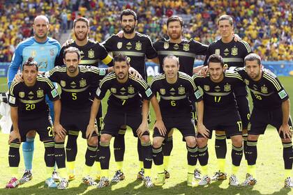 El equipo español que disputó el último partido ante Australia