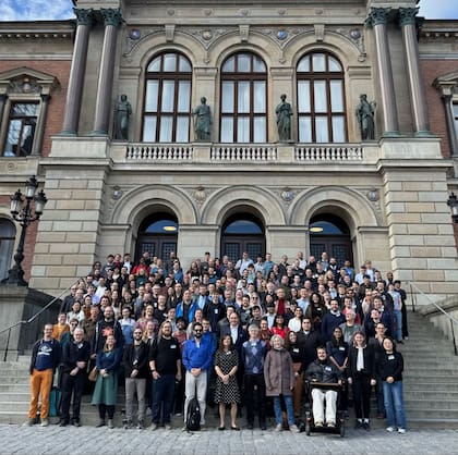 El equipo que trabajó en el proyecto. La imagen fue tomada en Uppsala, Suecia