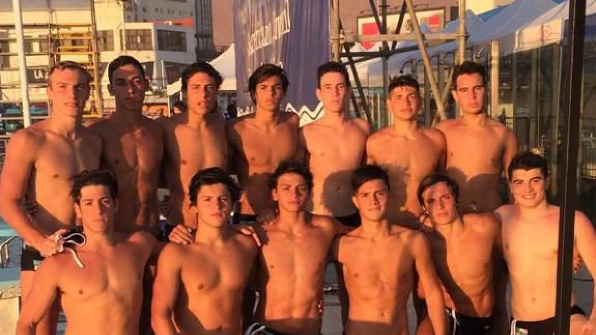 El equipo sub 20 d waterpolo, "los yacarecitos"