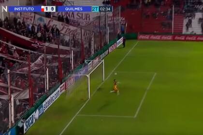 El error del arquero Salort y el empate de Quilmes en Córdoba