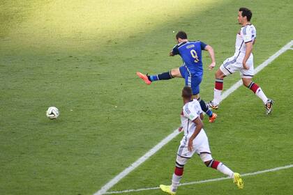 El error increíble de Higuaín en la final ante Alemania