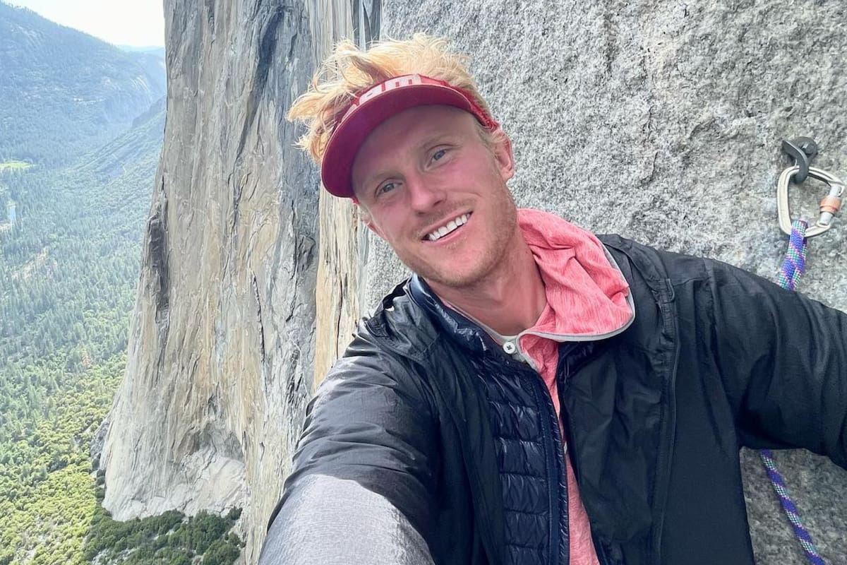 El escalador Jake Whisenant murió a los 30 años tras sufrir una caída en Sierra Nevada (Foto: Instagram @jake.doubleyew)