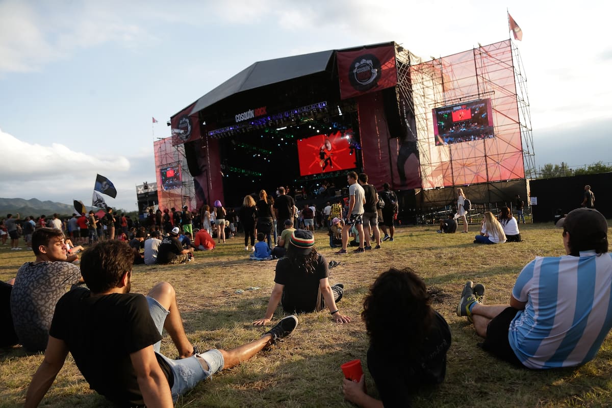 El escenario reggae durante la tarde