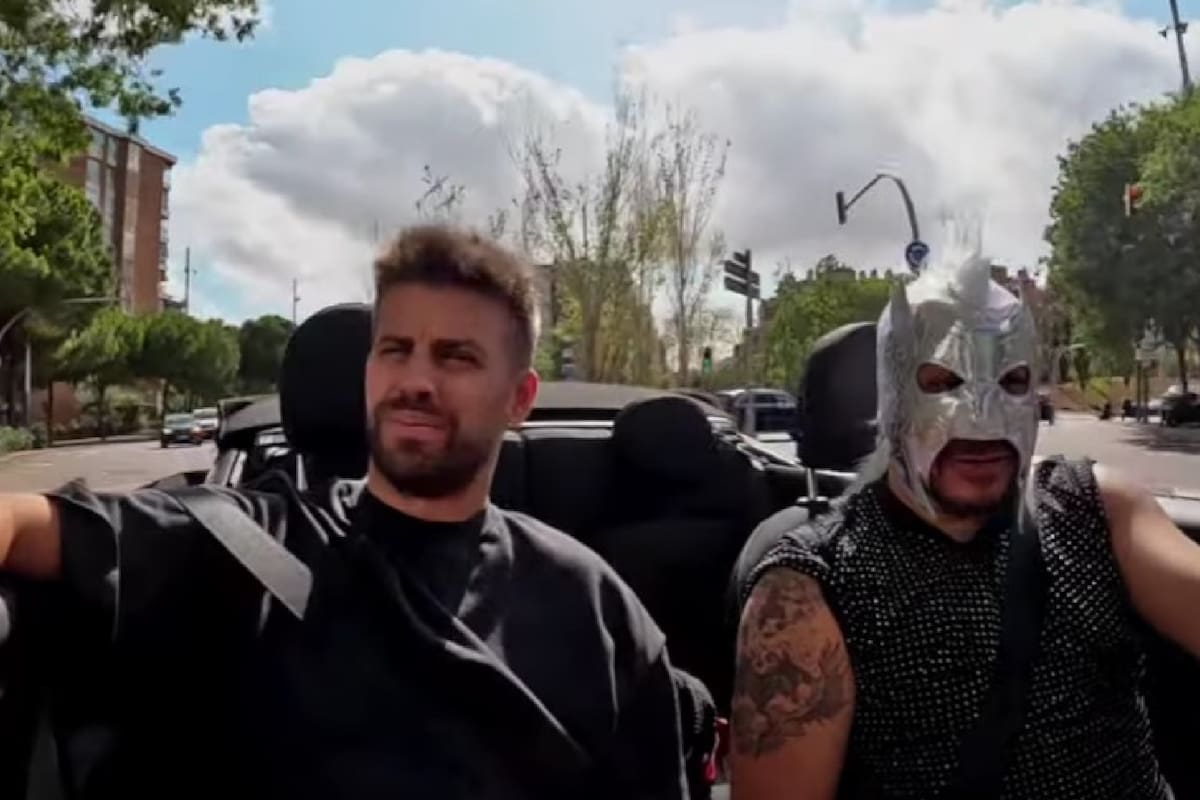 El Escorpión Dorado y Piqué tuvieron una aparición juntos