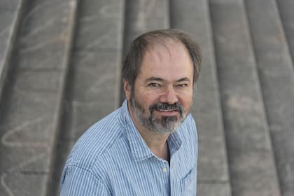 El escritor Juan Villoro, en una visita a Buenos Aires