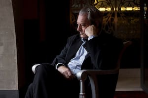 El escritor Paul Auster en Buenos Aires. 2018