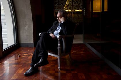 El escritor Paul Auster en Buenos Aires. 2018