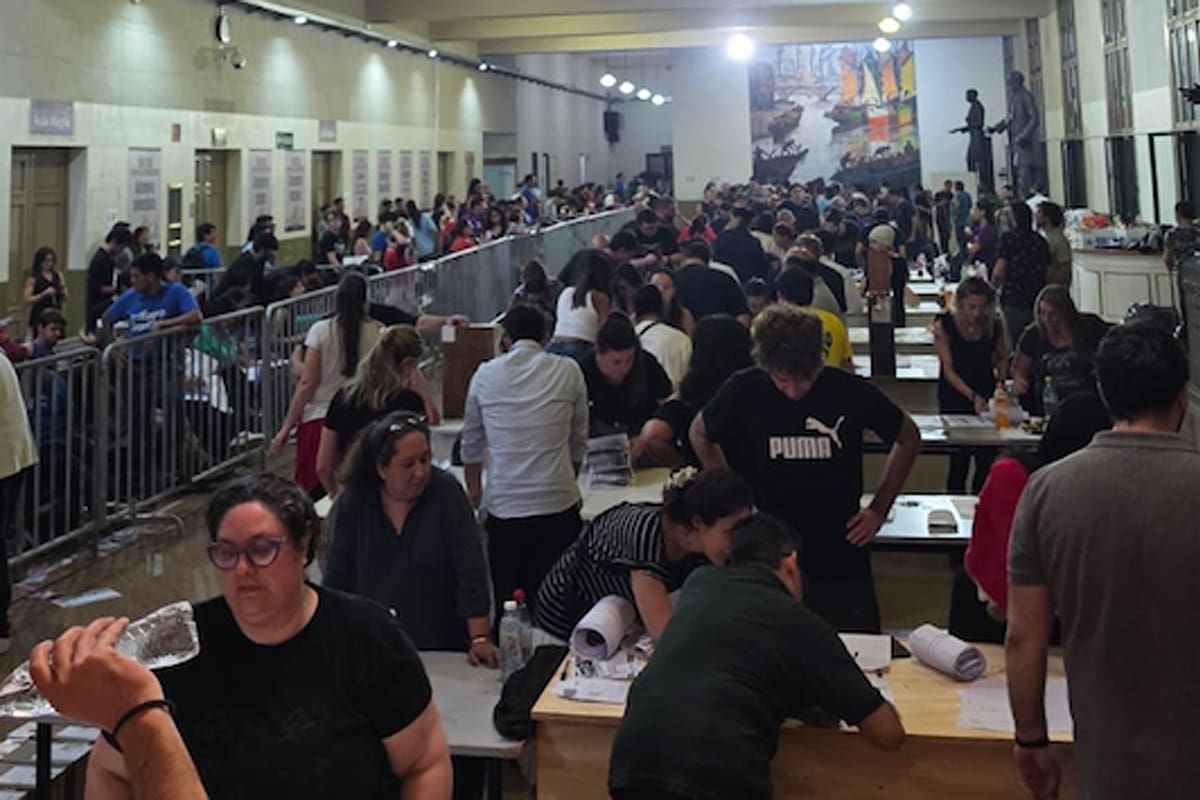 El escrutinio en la Facultad de Derecho