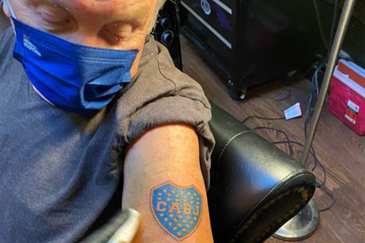 El escudo de Boca