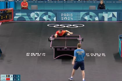 El esfuerzo de Fan Zhendong para evitar que sea punto el lujo de Truls Moregard