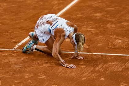 El esfuerzo máximo y la entrega total, sintetizadas en esta imagen de Podoroska