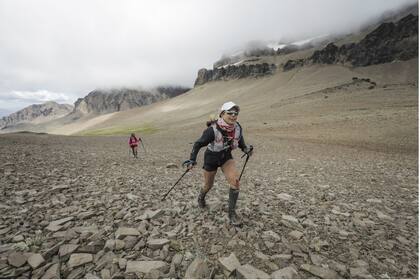 El esfuerzo para avanzar en la montaña