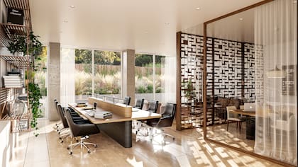 El espacio de coworking y uso común que habrá en el edificio