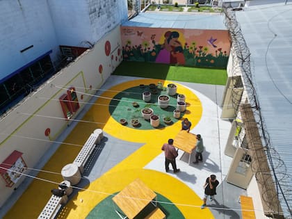 El espacio para las infancias en la Unidad 46 del Complejo Penitenciario San Martín, codiseñado y construido junto a mujeres privadas de la libertad