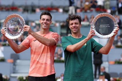 El español Marcel Granollers y el argentino Horacio Zeballos, campeones de dobles en el Masters 1000 de Madrid 2025