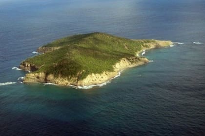 El espécimen fue encontrado en Petite Mustique, una isla deshabitada
