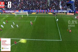 El espectacular gol de Jesús Areso para Osasuna, ante Getafe