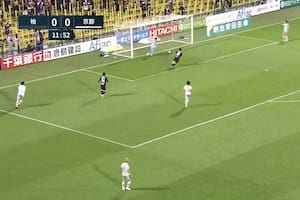 El espectacular gol del Kyoto Sanga, de la liga japonesa