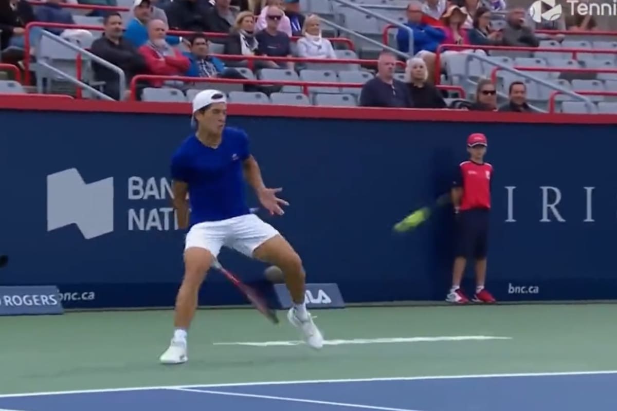 El espectacular punto que le ganó Sebastián Báez a Kyrgios en su derrota en Montreal