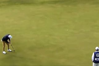 El cierre perfecto de Emiliano Grillo para quedar puntero en el Open Británico tras la primera jornada