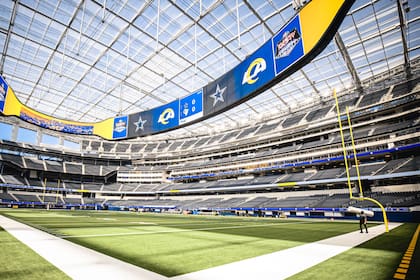 El espectacular SoFi Stadium de los Rams y los Chargers. Fuente: www.therams.com