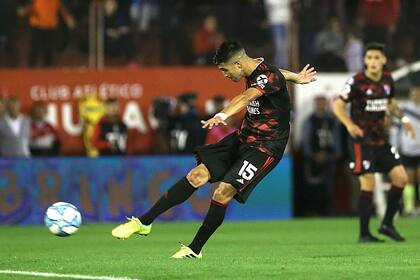 El espectacular tanto de Exequiel Palacios para que River se coloque 3-0