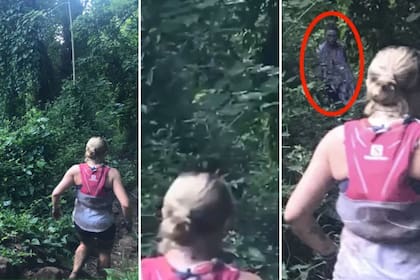 El "espectro" que se le apareció en el bosque