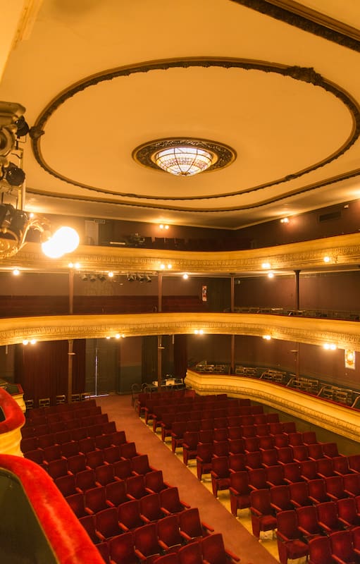 El espléndido interior de la sala del Teatro Español