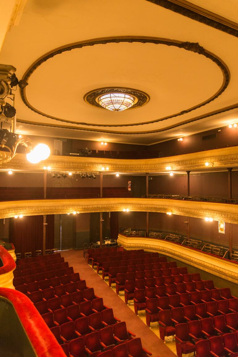 El espléndido interior de la sala del Teatro Español