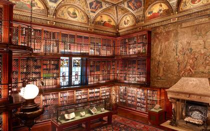 El espléndido palacio de 1900 donde funciona The Morgan Library.