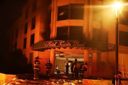 El establecimiento que se vio afectado por la violencia fue Hotel Costa Real de la Serena