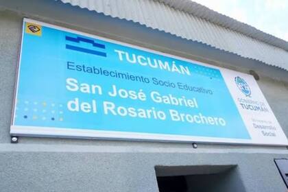 El establecimiento socio educativo en donde quedó detenido el joven acusado de prender fuego a su novia