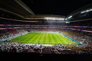 El Estadio Al-Bayt se prepara para la ceremonia inaugural del Mundial Qatar 2022